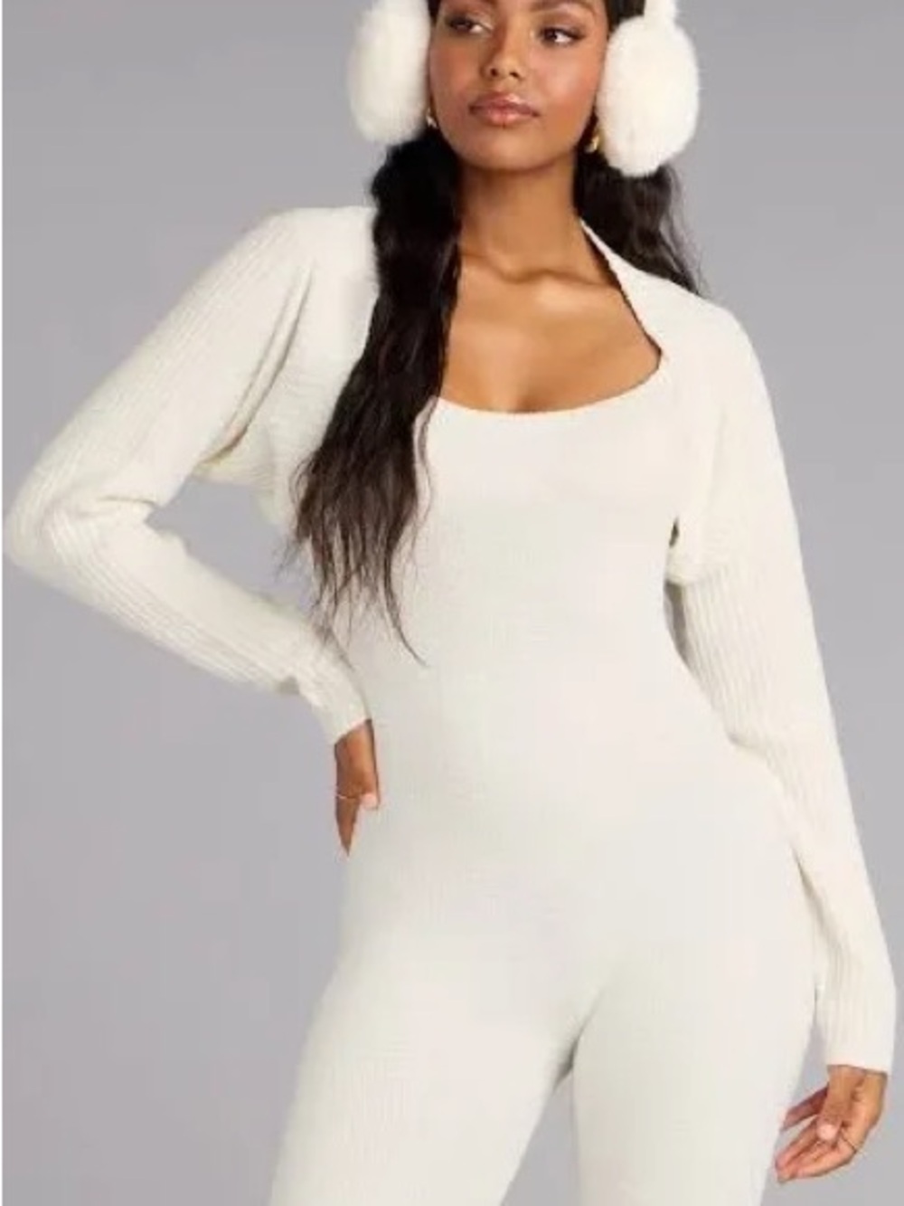Windsor Cream Textured Knit Cardigan/Shrug